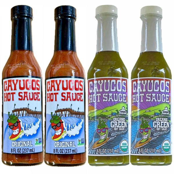 *  8 fl oz - Original & Organic Green* Combo 4 PACK * NEW SIZE * MADE IN CALIFORNIA