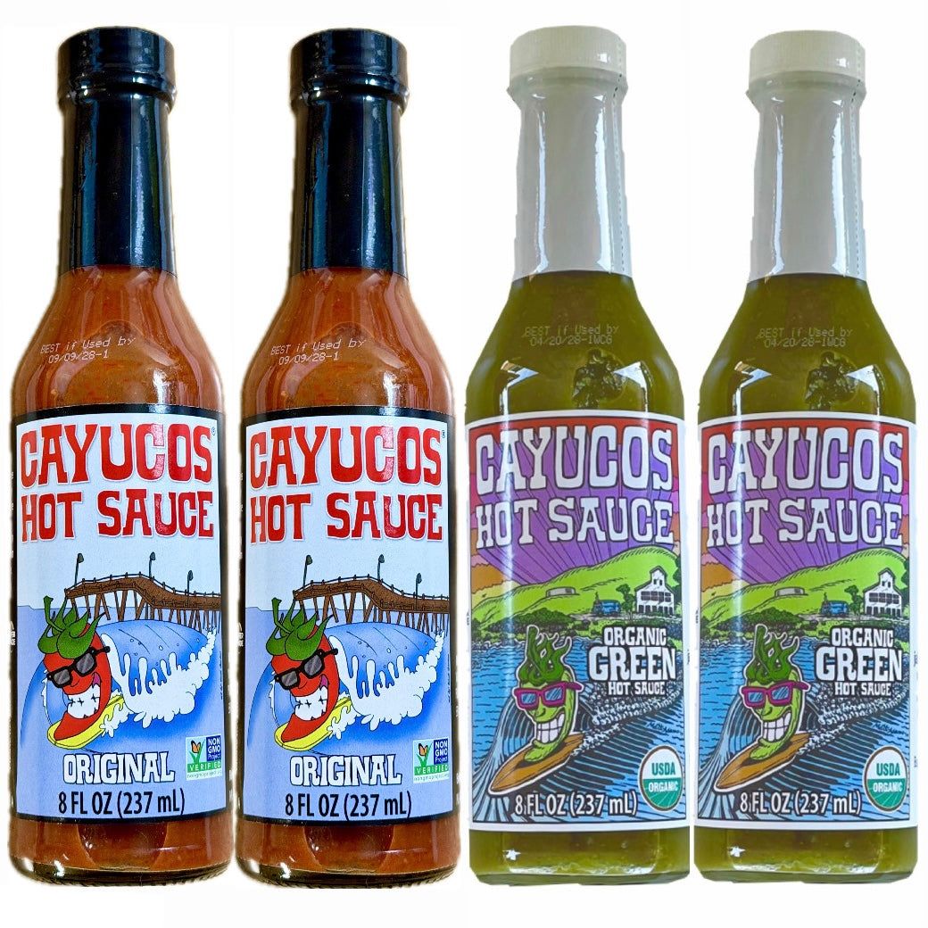 *  8 fl oz - Original & Organic Green* Combo 4 PACK * NEW SIZE * MADE IN CALIFORNIA