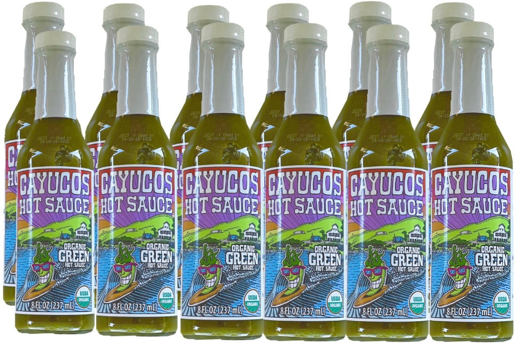 * 8 fl oz Organic Green * NEW SIZE * 12 Pack