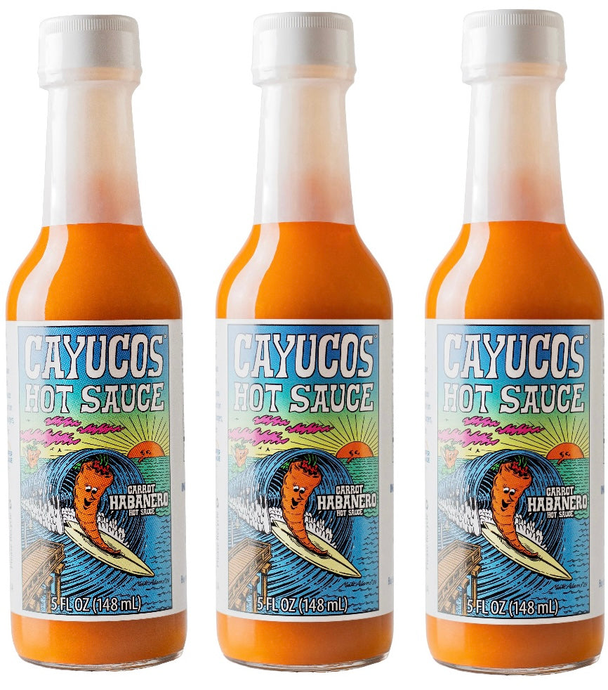 * 5 fl oz - Carrot Habanero - 3 pack