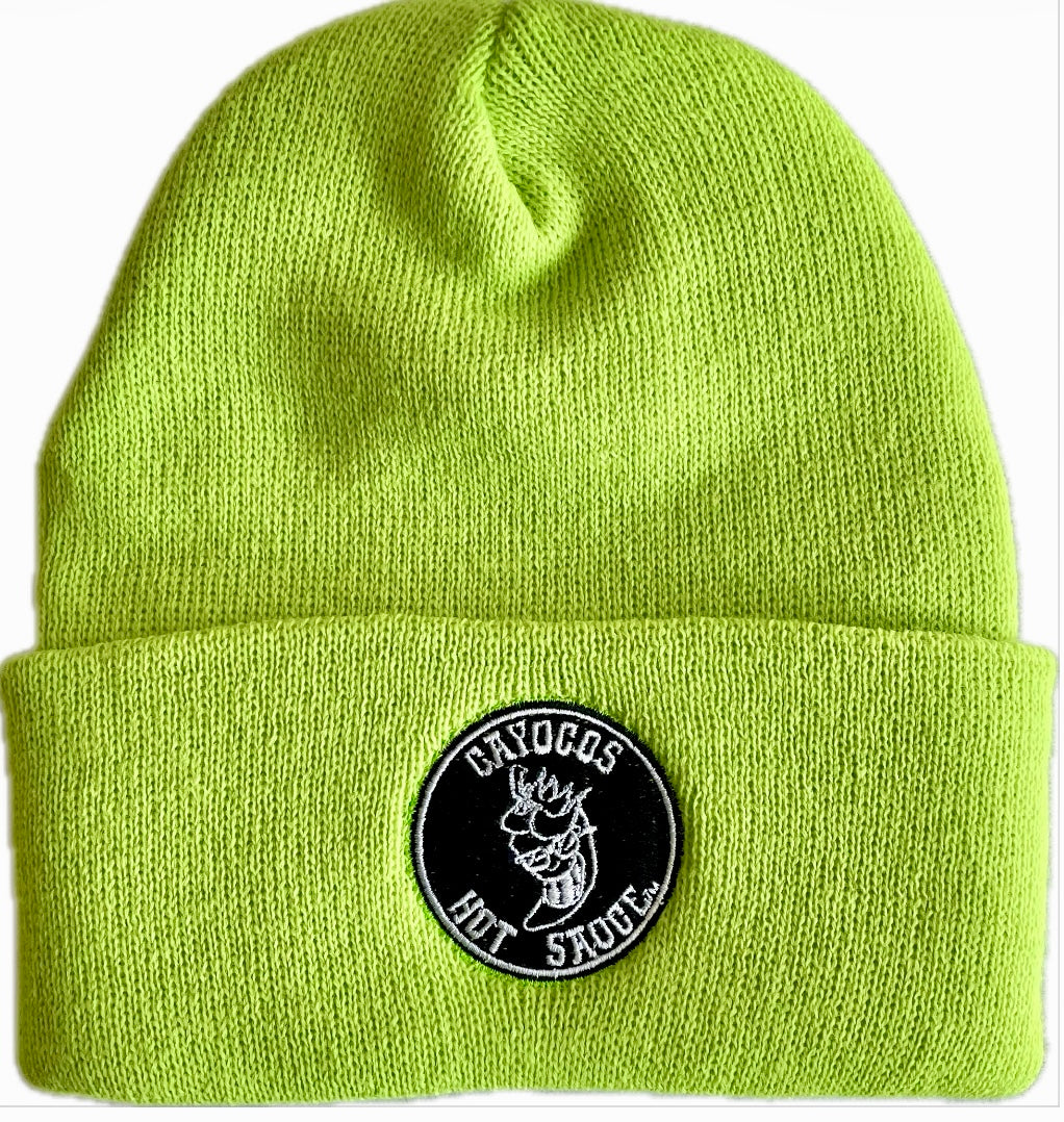 Cayucos Beanie - Lime Shock Green