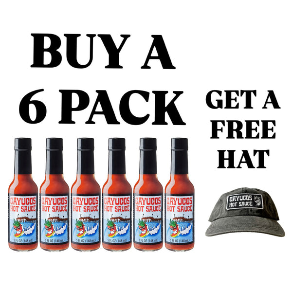 5 oz - 6 pack & FREE HAT (DAD HAT CHARCOAL)