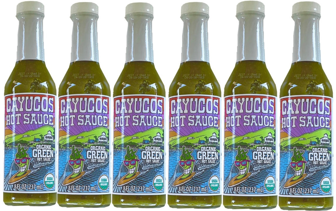 * 8 fl oz Organic Green * 6 pack * NEW SIZE *