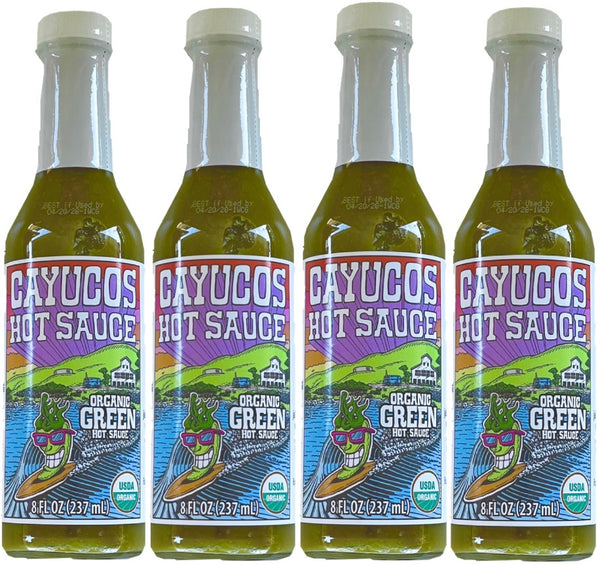 * 8 fl oz Organic Green * 4 pack * NEW SIZE *
