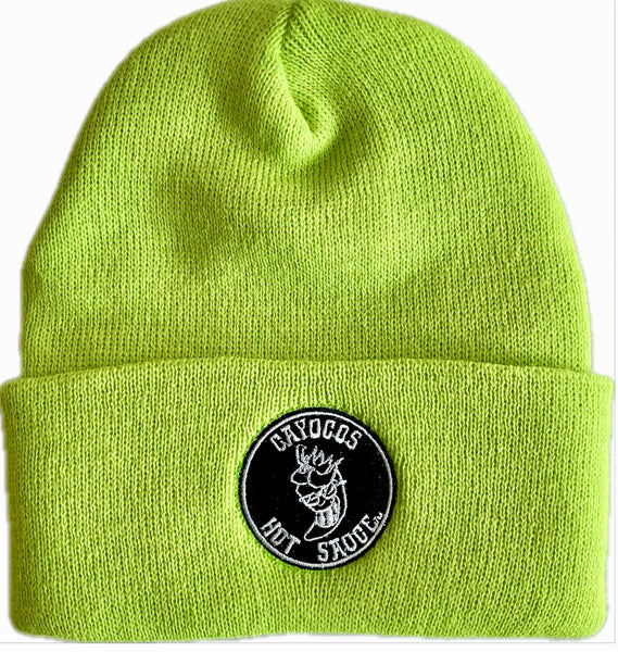 Cayucos Beanie - Lime Shock Green