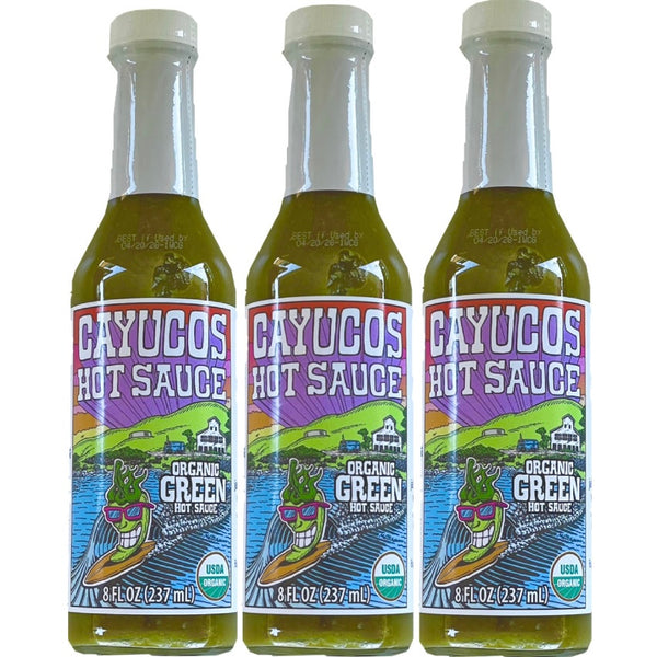 * 8 fl oz Organic Green * 3 pack * NEW SIZE *
