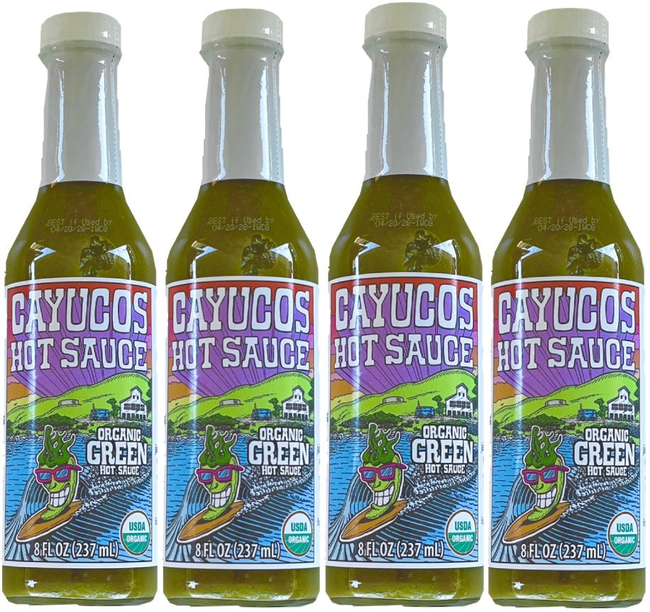 * 8 fl oz Organic Green * 4 pack * NEW SIZE *