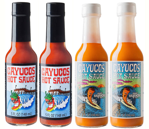 * 5 fl oz - Carrot Habanero & Original Combo - 4 pack